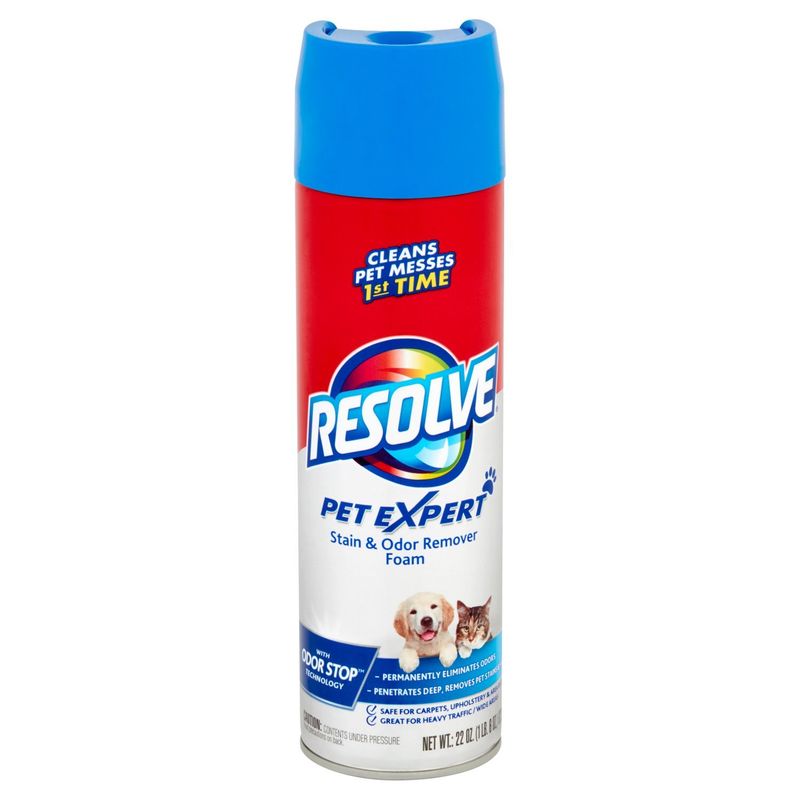 Resolve Pet Expert Stain &amp; Odor Remover Foam, 22 oz