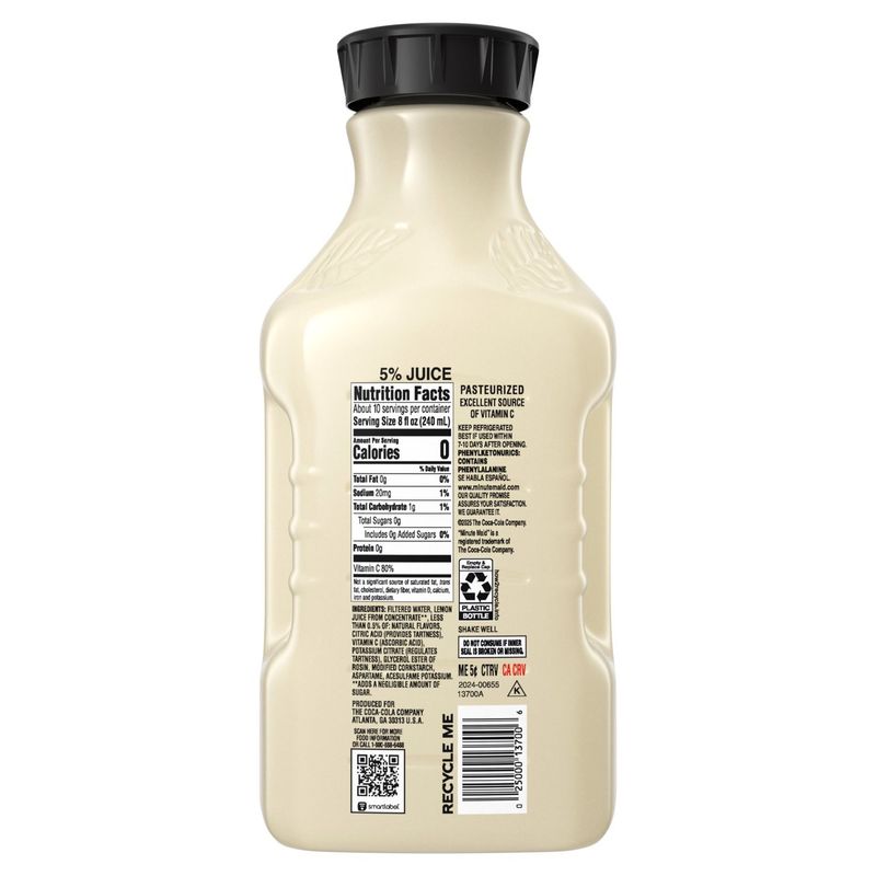 Minute Maid Zero Sugar Lemonade, 76 fl oz