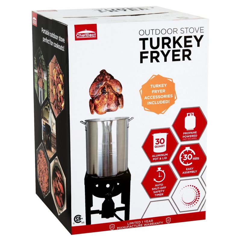 ChefElect Outdoor Stove Turkey Fryer