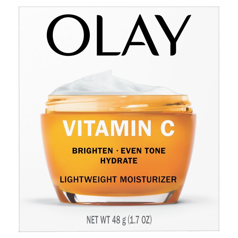 Olay Vitamin C Brighten – Even Tone – Hydrate Lightweight Moisturizer, 1.7 oz