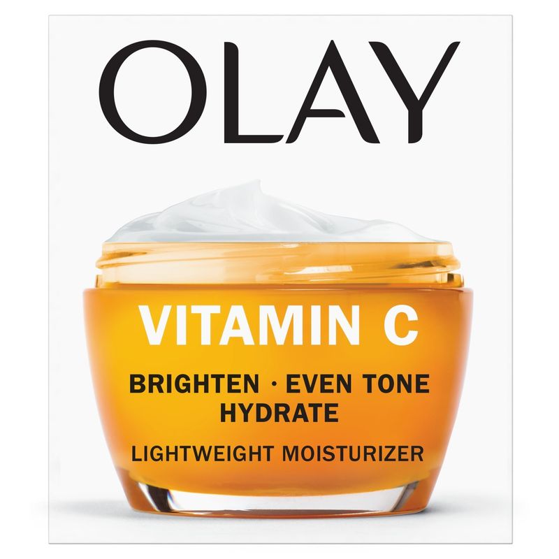 Olay Vitamin C Brighten – Even Tone – Hydrate Lightweight Moisturizer, 1.7 oz