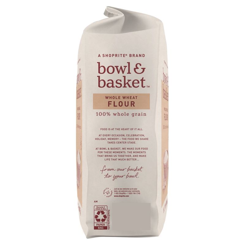 Bowl &amp; Basket Whole Wheat Flour, 5 lb