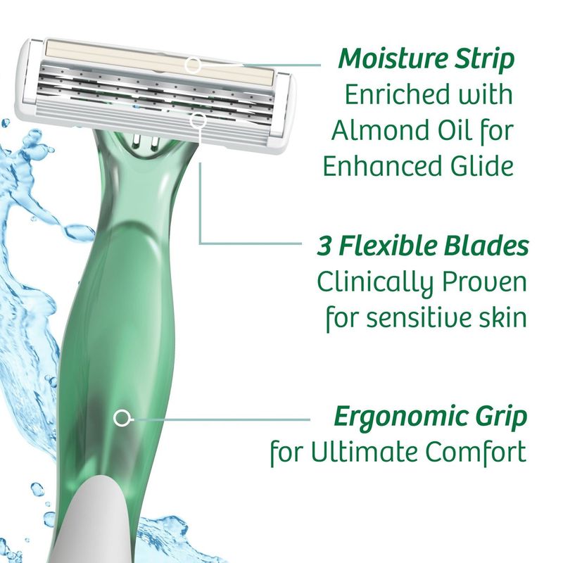 BIC Soleil Escape Lavender &amp; Eucalyptus Scented Razors, 4 count
