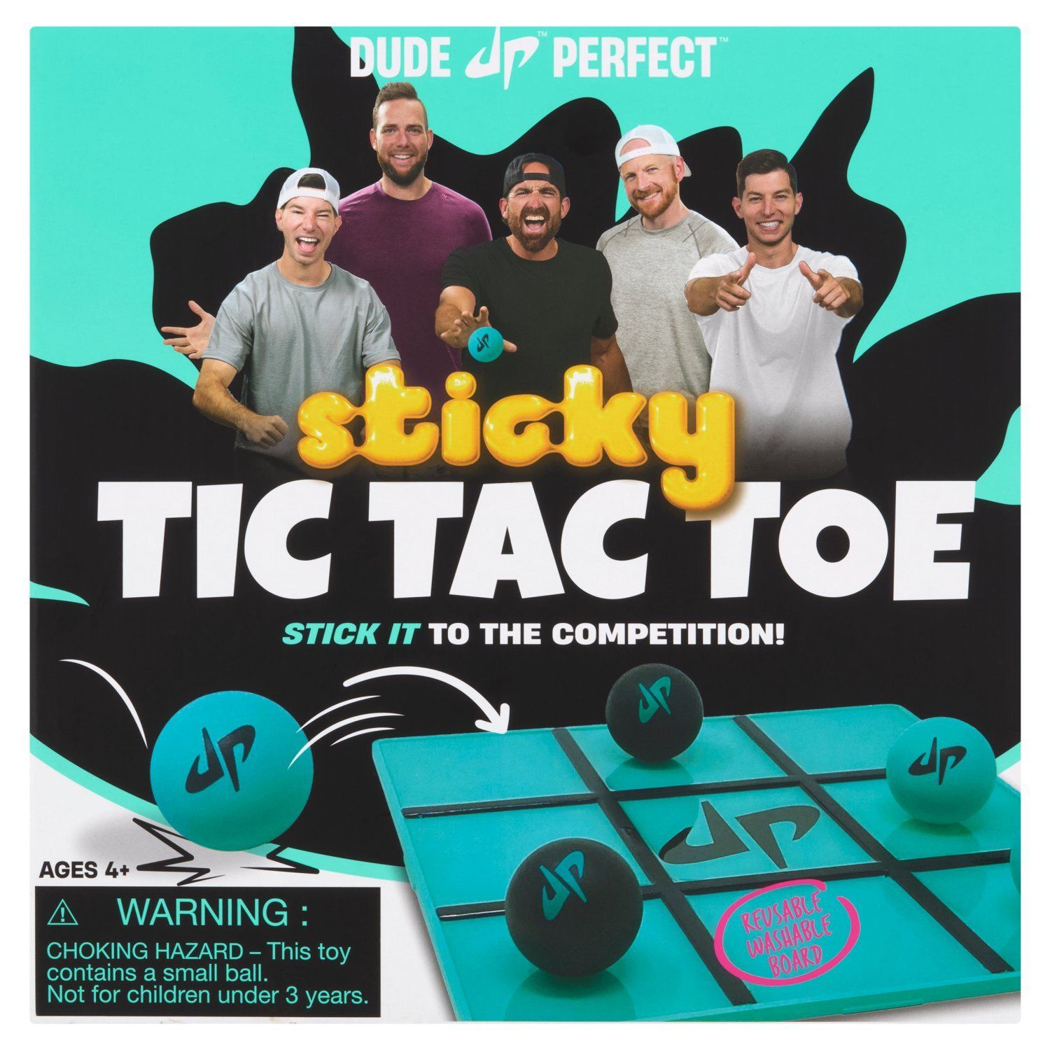 Dude Perfect Sticky Tic Tac Toe, Ages 4+