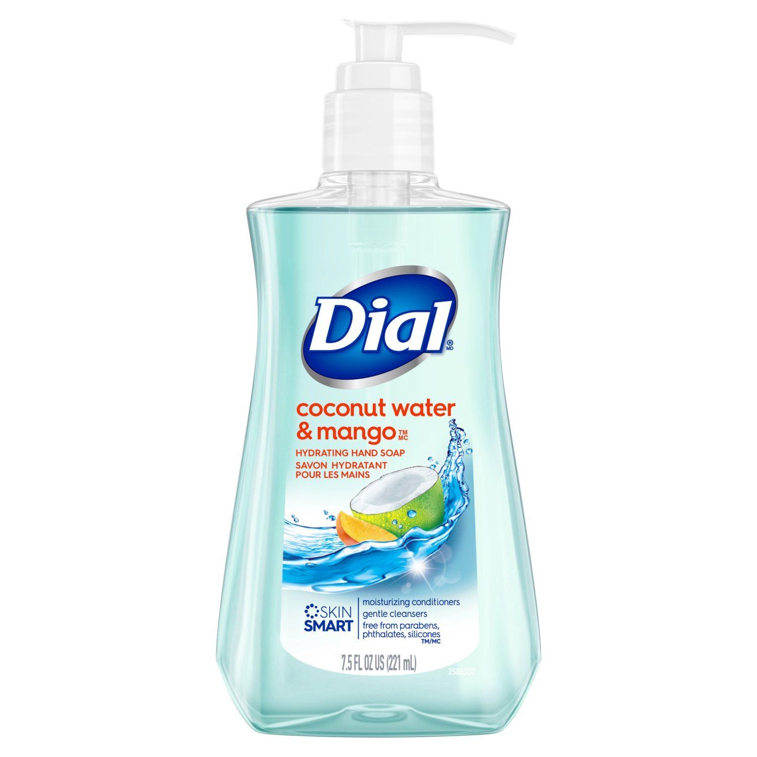 Dial Coconut Water &amp; Mango Hydrating Hand Soap, 7.5 fl oz