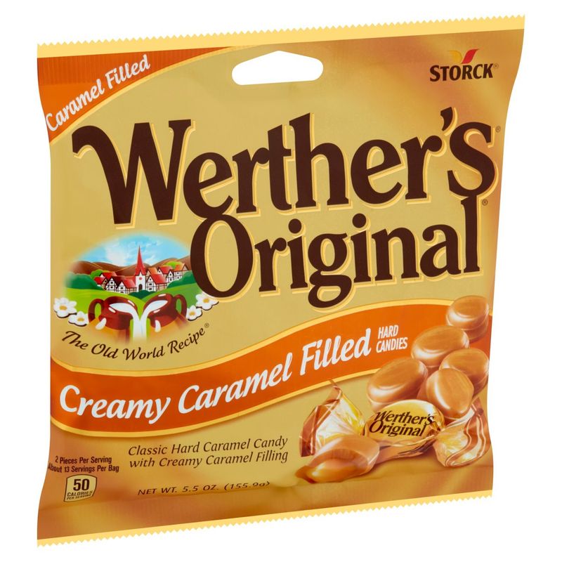 Storck Werther's Original Creamy Caramel Filled Hard Candies, 5.5 oz