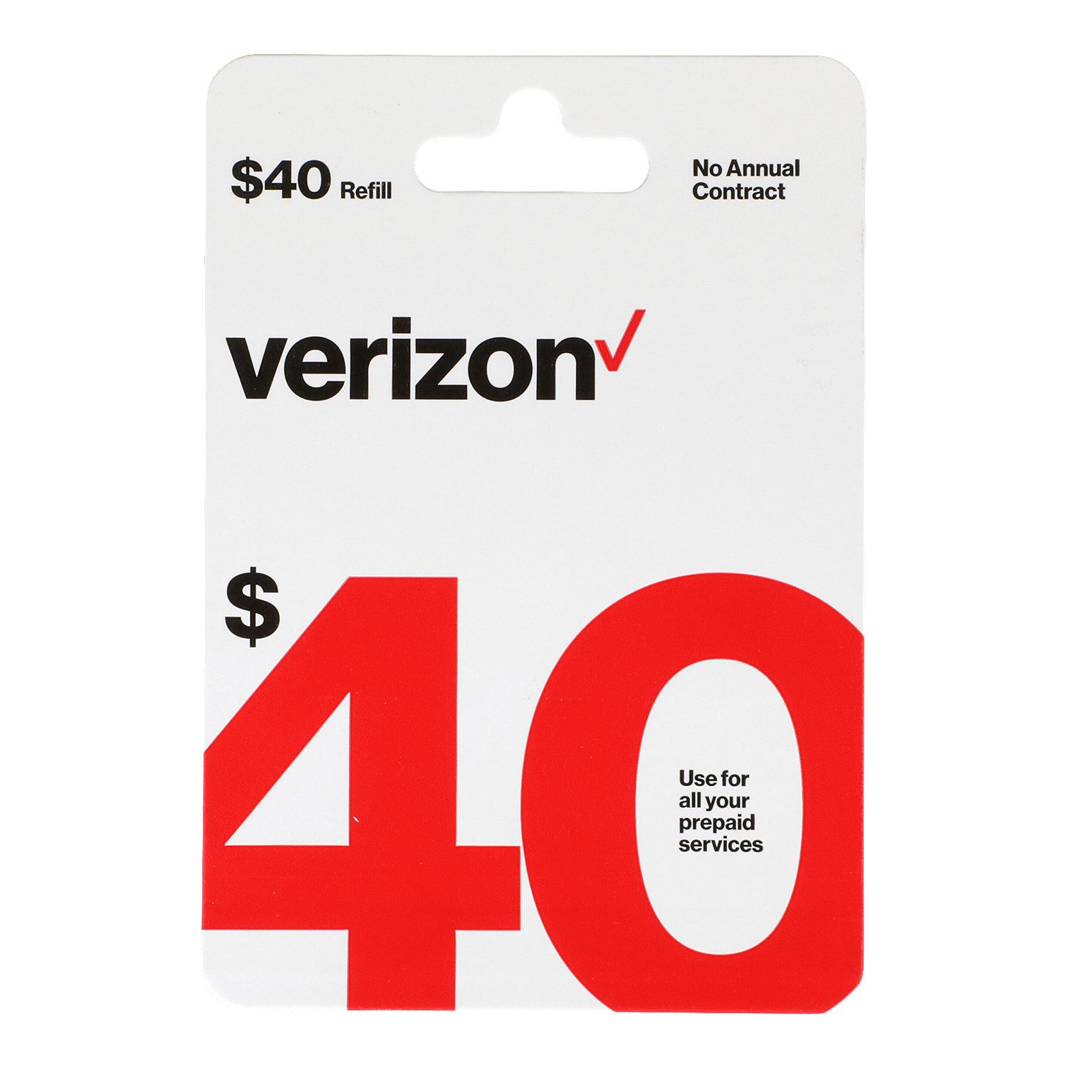 Verizon $40 Gift Card, 1 each