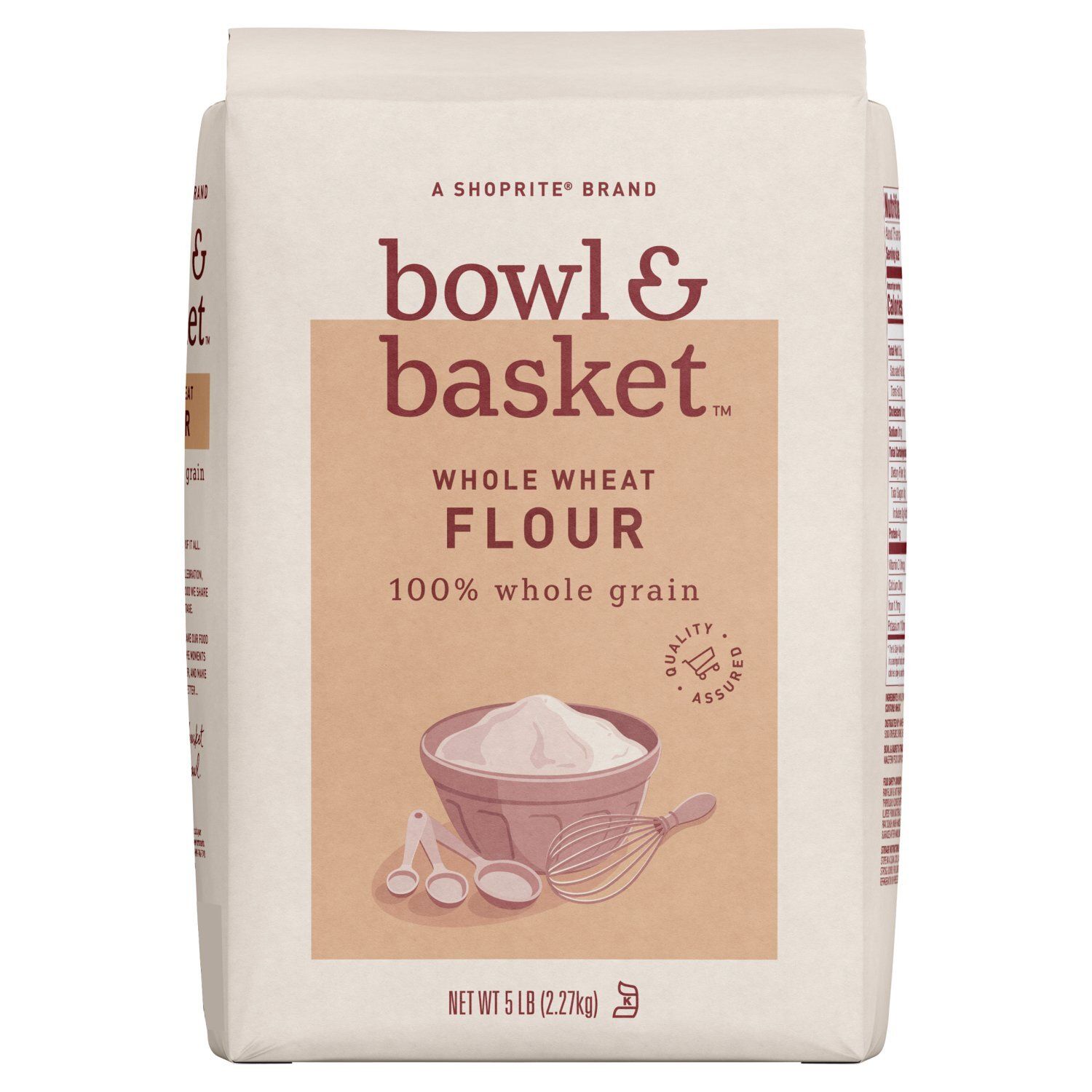 Bowl &amp; Basket Whole Wheat Flour, 5 lb