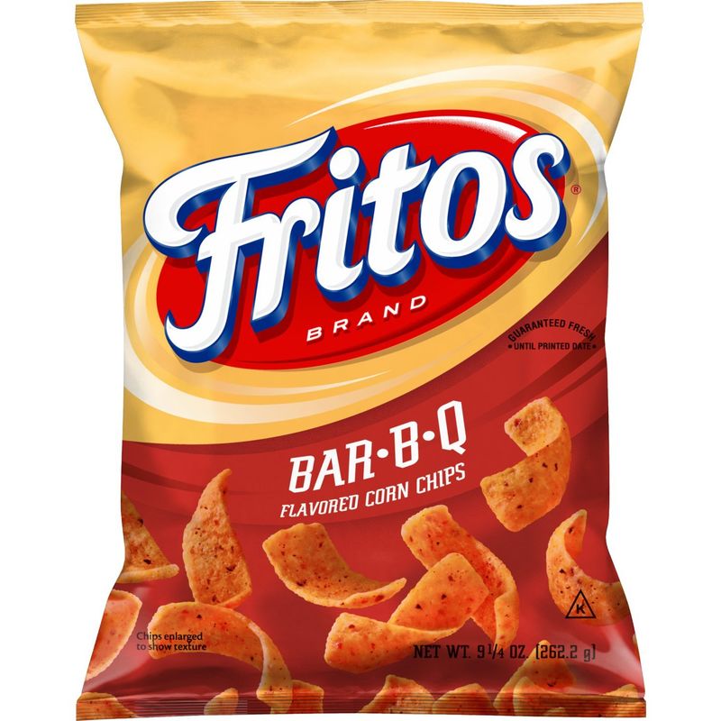 Fritos Flavored Corn Chips Bar.B.Q 9 1/4 Oz
