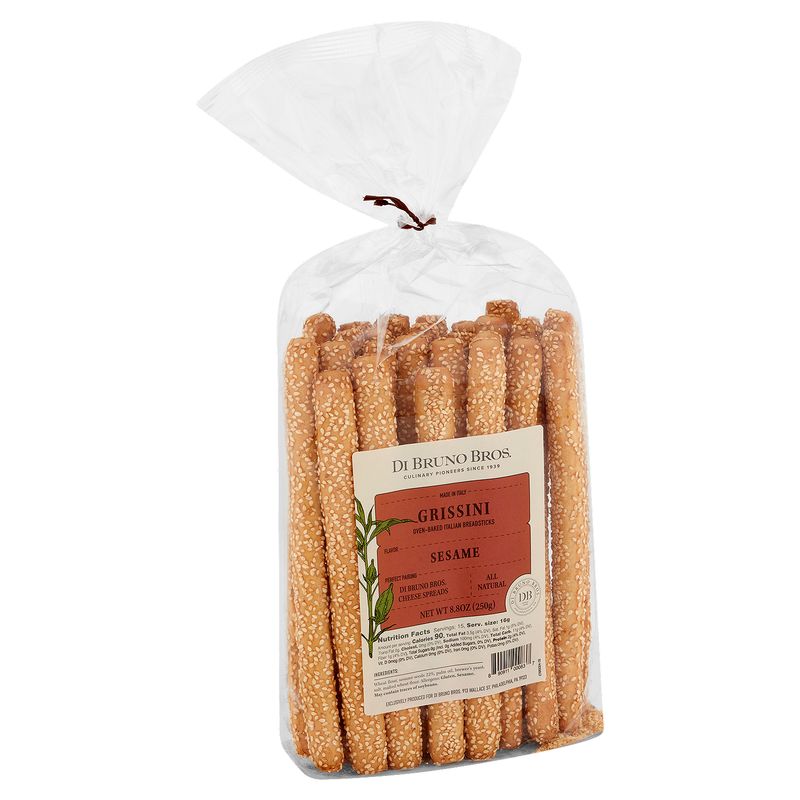 Di Bruno Bros. Sesame Grissini Oven-Baked Italian Breadsticks, 8.8 oz