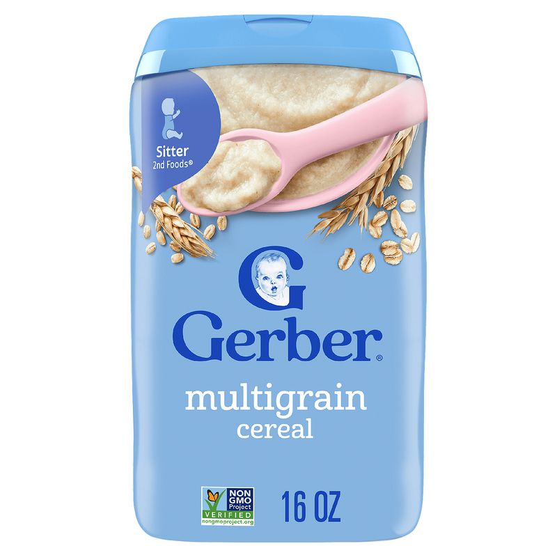 Gerber 2nd Foods Multigrain Cereal Baby Food, Sitter, 16 oz