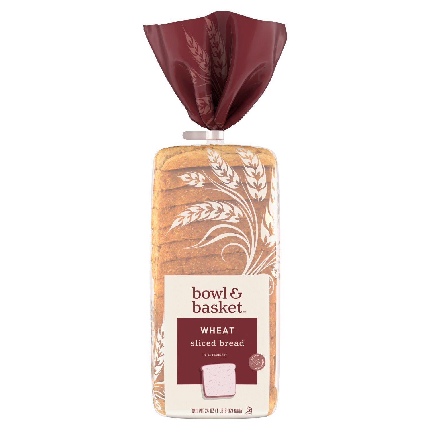 Bowl &amp; Basket Wheat Sliced Bread, 24 oz