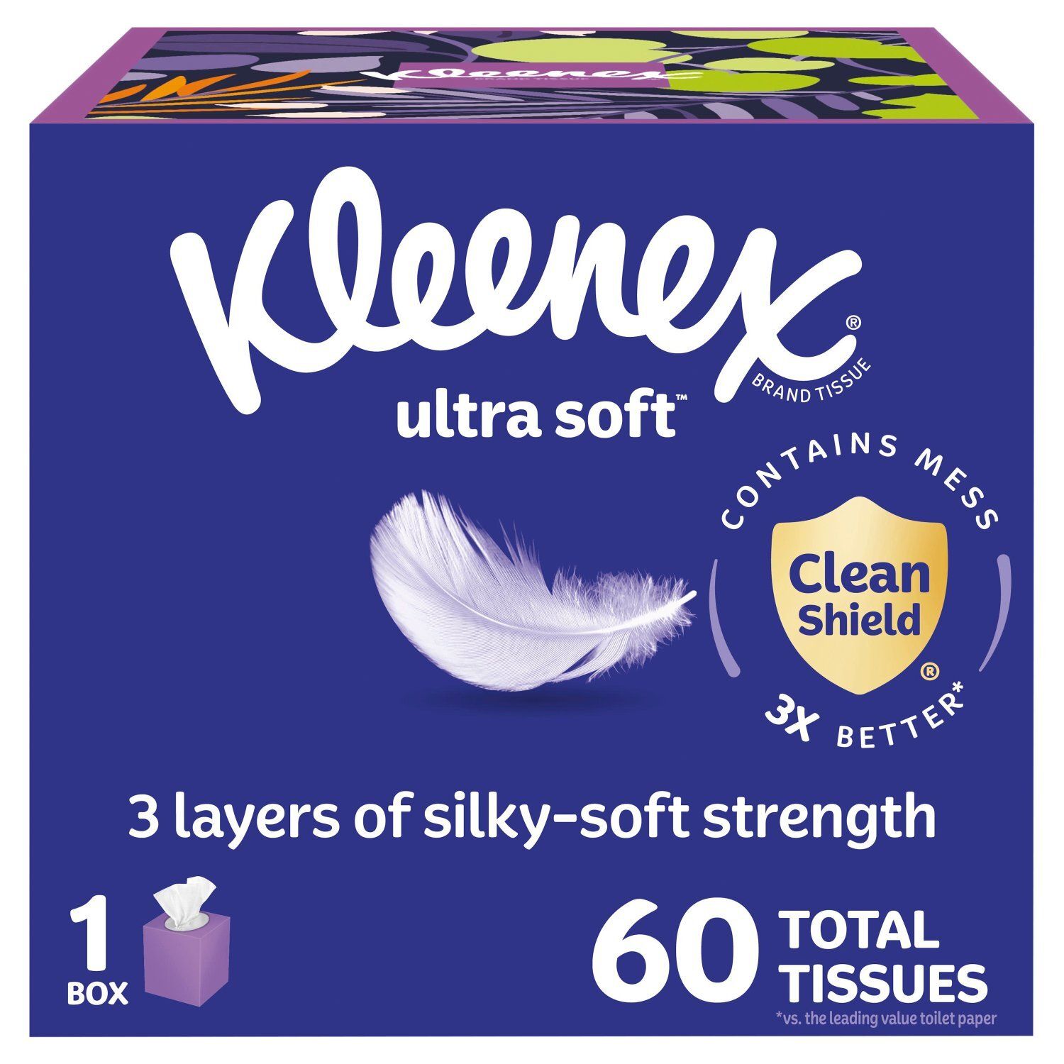 Kleenex Ultra Soft Tissues, 60 count