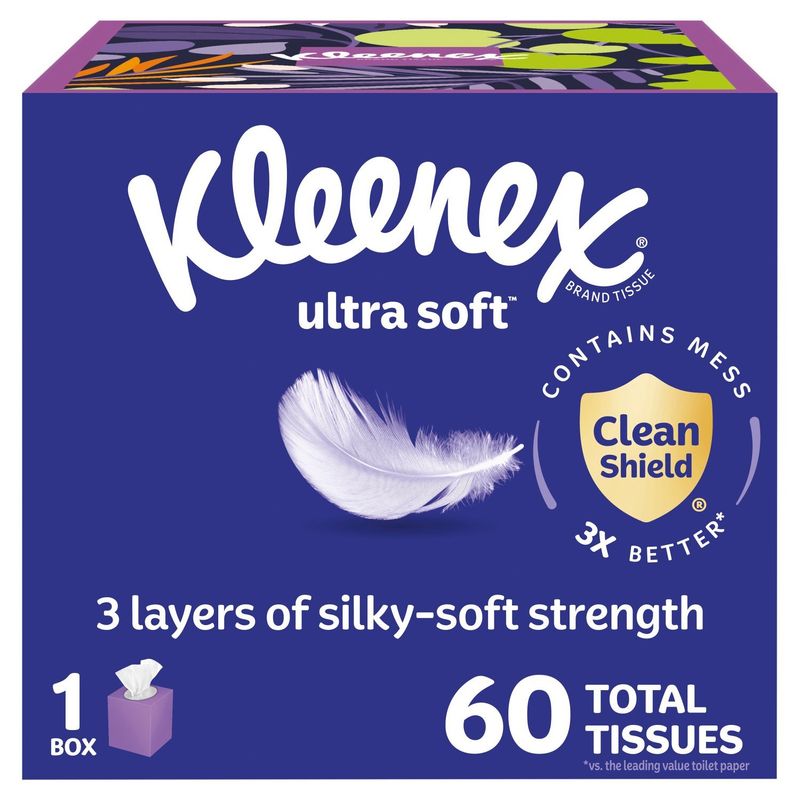 Kleenex Ultra Soft Tissues, 60 count