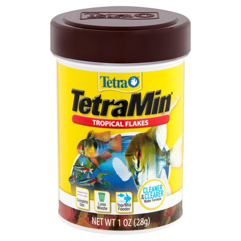 Tetra TetraMin Tropical Flakes Fish Food, 1 oz