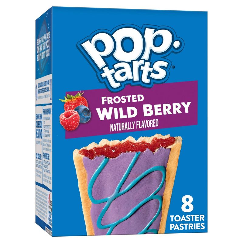 Pop-Tarts Frosted Wild Berry Toaster Pastries, 8 count, 13.5 oz