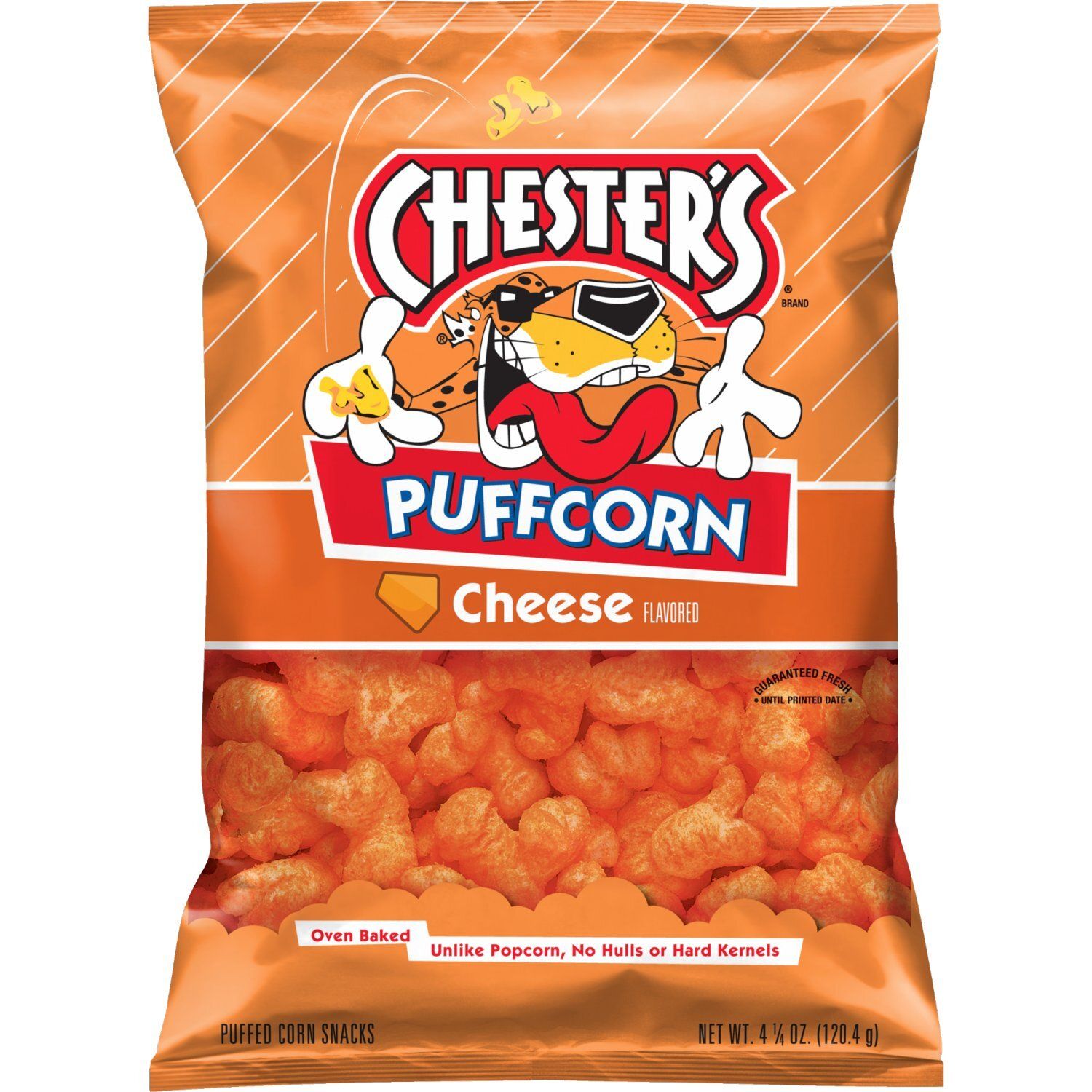 Chester's Puffed Corn Snacks Cheese Flavored 4 1/4 Oz