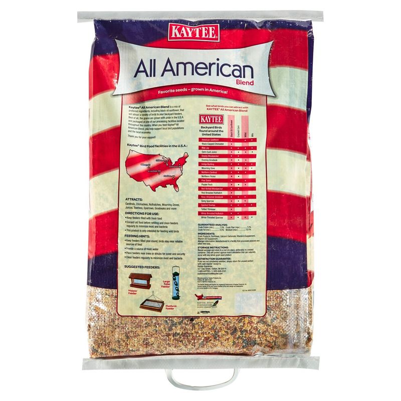 Kaytee All American Blend Bird Food, 18 lb