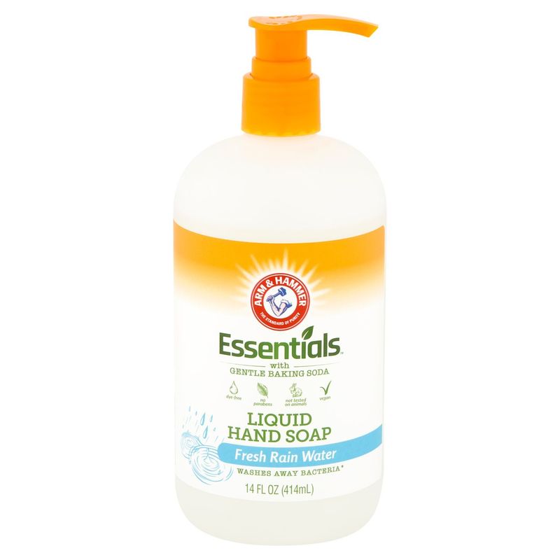 Arm &amp; Hammer Essentials Fresh Rain Water Liquid Hand Soap, 14 fl oz