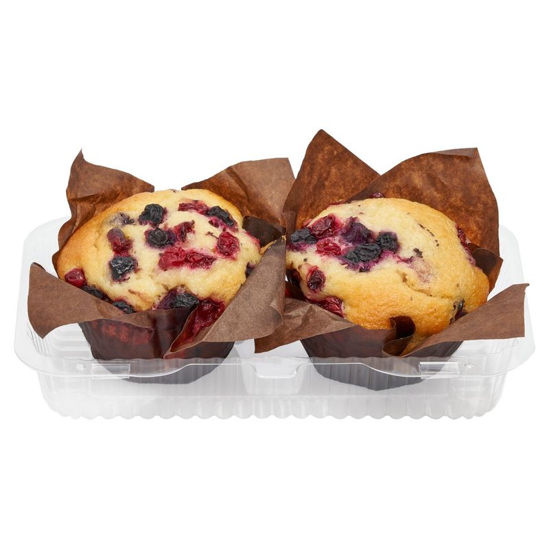 2 Pack Triple Berry Yogurt Muffins