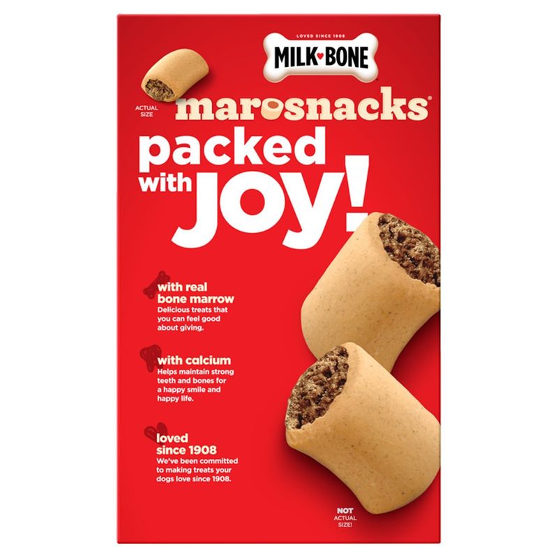 Milk-Bone Maro Snacks Peanut Butter Flavor Dog Snacks, 15 oz