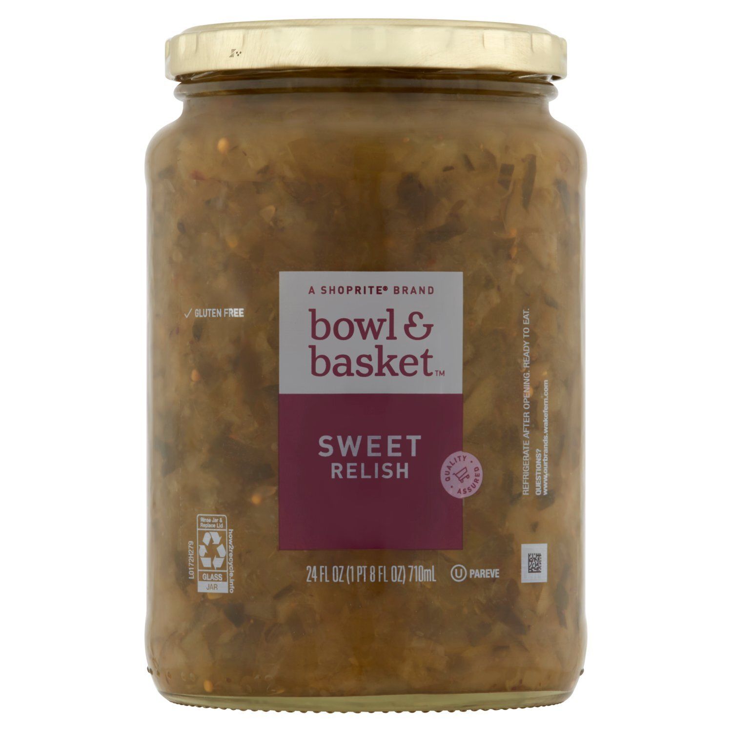Bowl &amp; Basket Sweet Relish, 24 fl oz