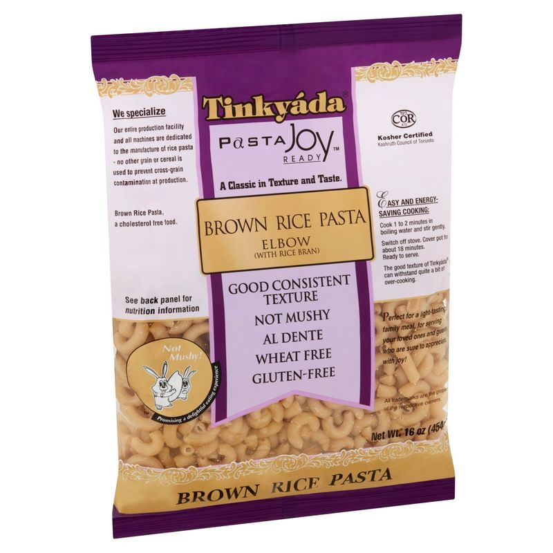 Tinkyáda Pasta Joy Ready Elbow Brown Rice Pasta, 16 oz