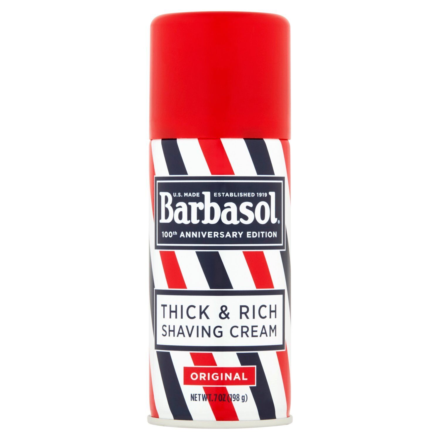 Barbasol Original Thick &amp; Rich Shaving Cream 100th Anniversary Edition, 7 oz