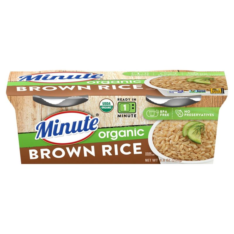 Minute Ready to Serve Organic Brown Rice, 8.8 oz