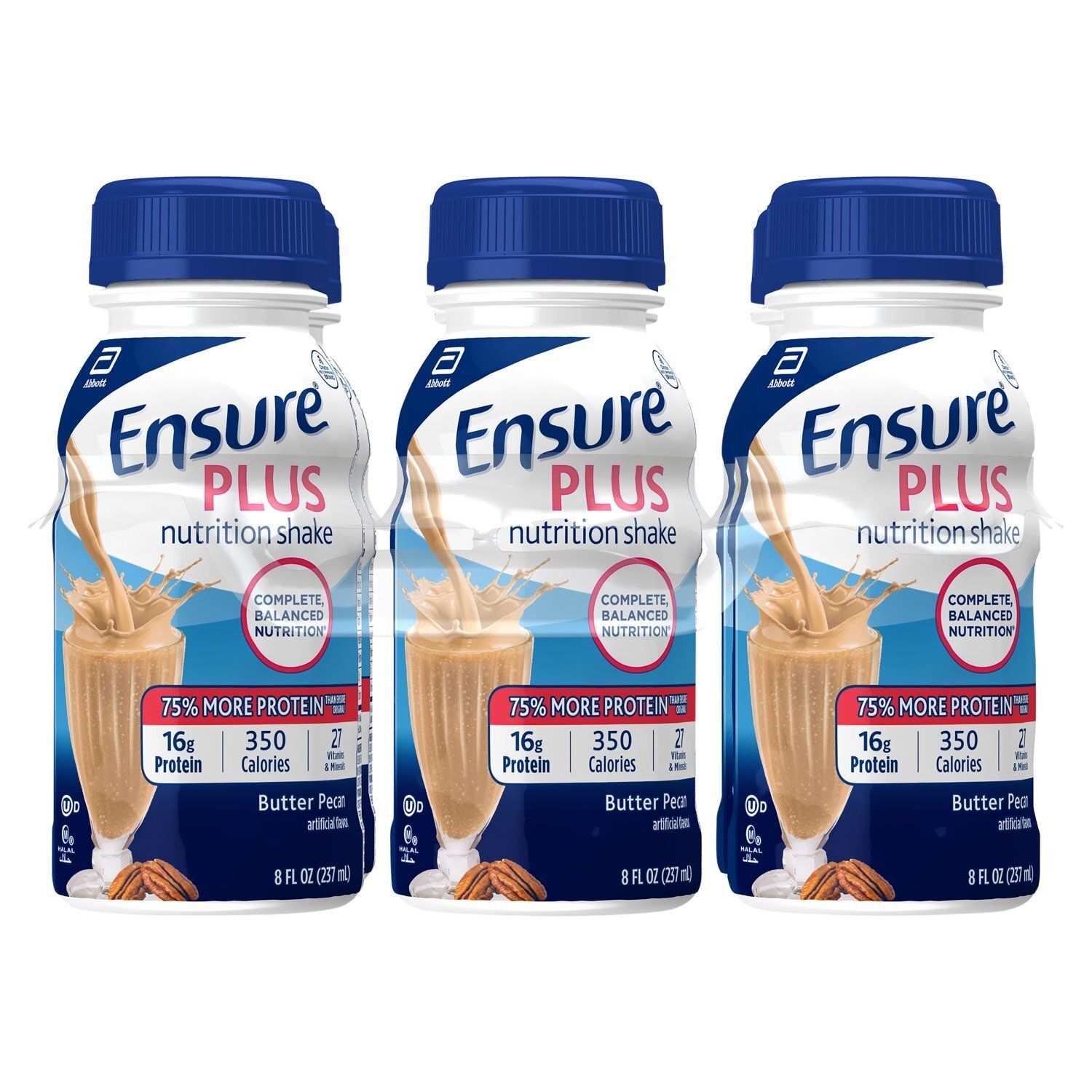 Ensure Plus Butter Pecan Nutrition Shake, 8 fl oz