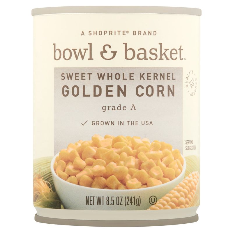 Bowl &amp; Basket Sweet Whole Kernel Golden Corn, 8.5 oz
