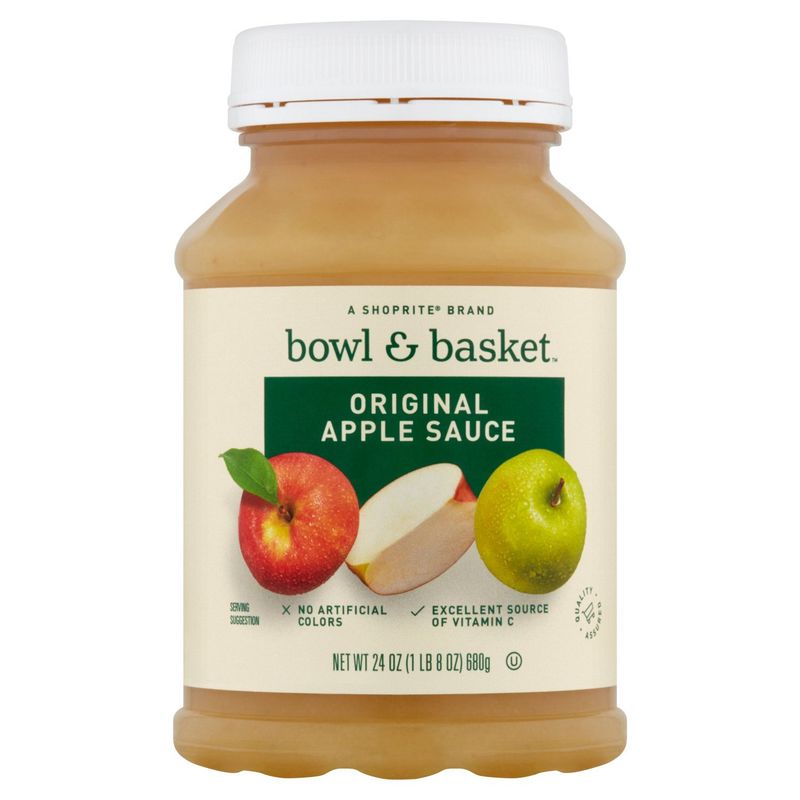 Bowl &amp; Basket Original Apple Sauce, 24 oz
