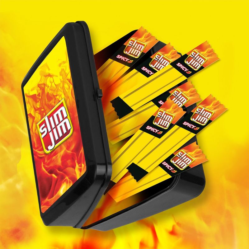 Slim Jim Spicy Smoked Snack Stick, 0.28 oz, 14 count