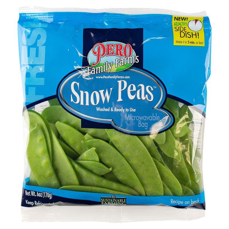Pero Family Farms Snow Peas, 6 oz bag
