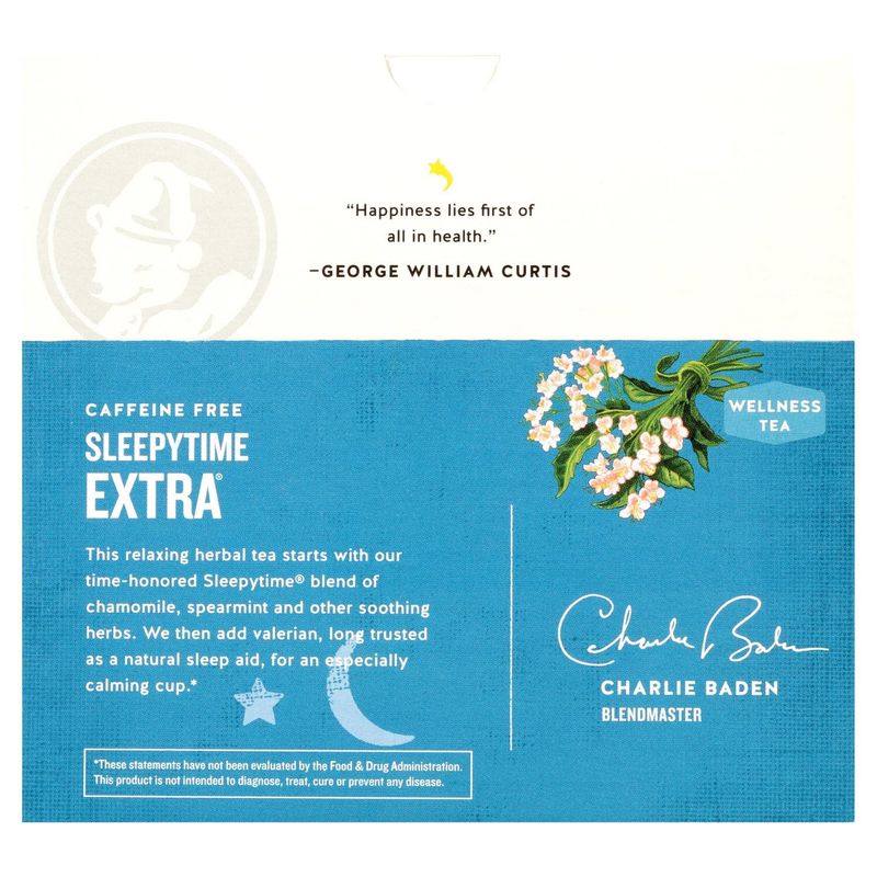 Celestial Seasonings® Sleepytime® Extra® Caffeine Free Herbal Supplement Tea Bags 40 ct Box
