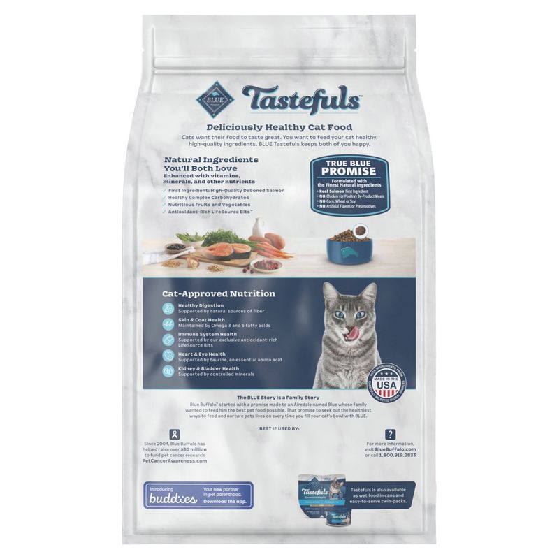 Blue Buffalo Blue Tastefuls Adult Indoor Chicken &amp; Brown Rice Recipe Food for Cat 5 lb