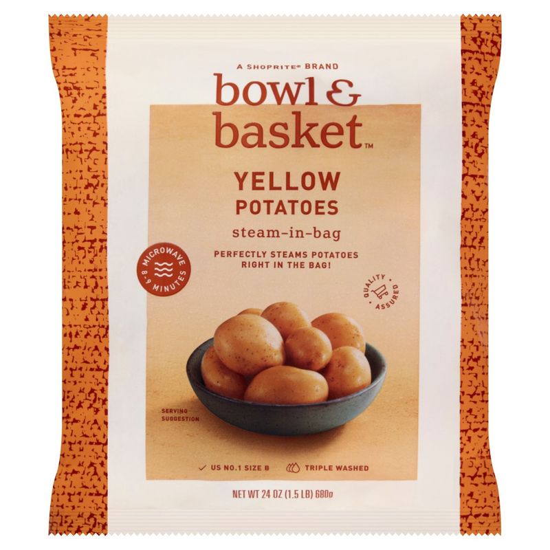 Bowl &amp; Basket Steam-in-Bag Yellow Potatoes, 1.5 lbs