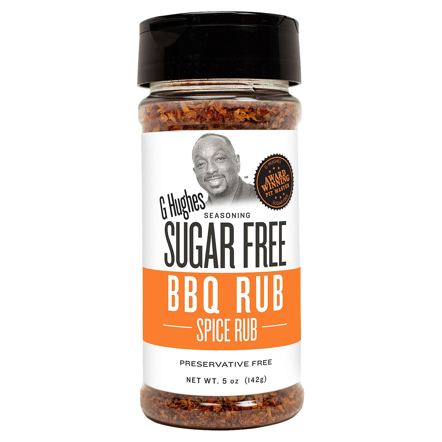 G Hughes Seasoning Sugar Free BBQ Spice Rub, 5 oz