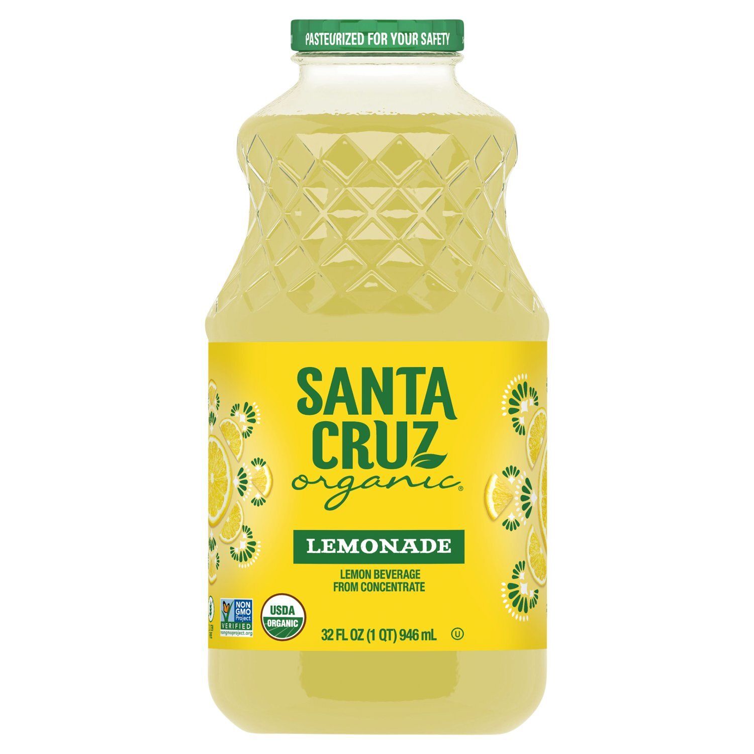 Santa Cruz Organic Lemonade Lemon Beverage, 32 fl oz