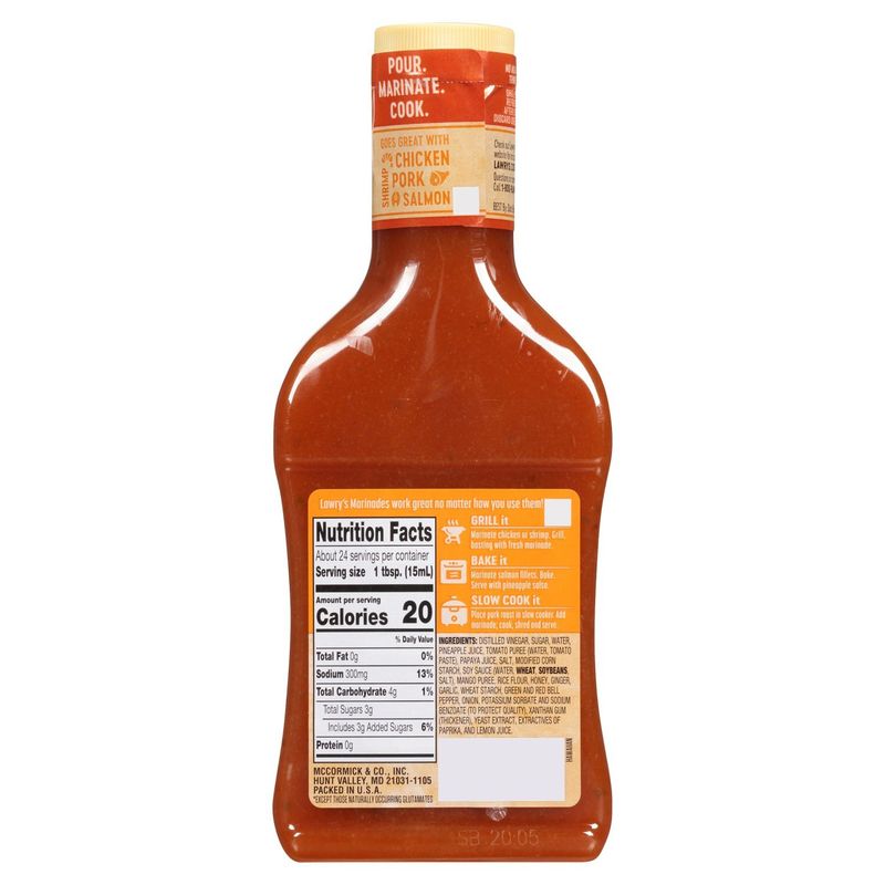 Lawry's Hawaiian With Tropical Fruit Juices Marinade, 12 oz