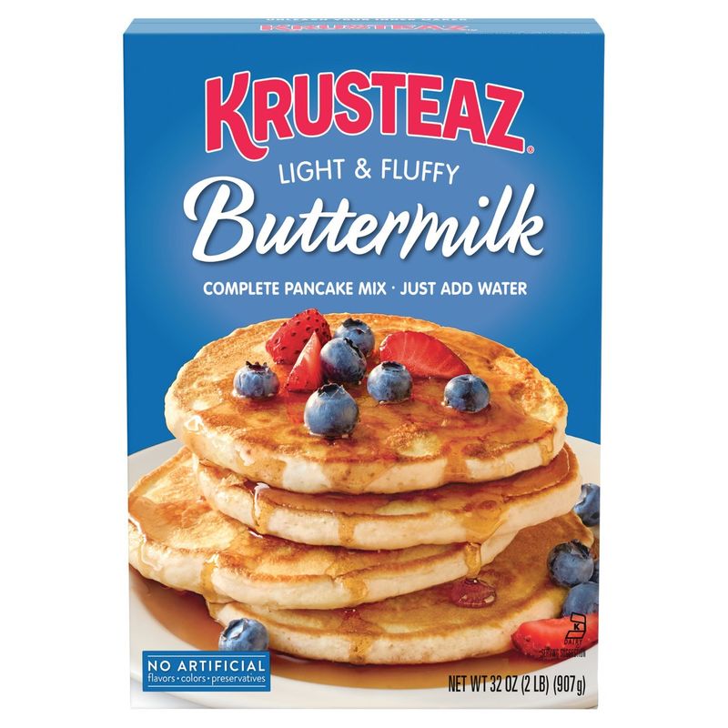 Krusteaz Light &amp; Fluffy Buttermilk Complete Pancake Mix, 32 oz