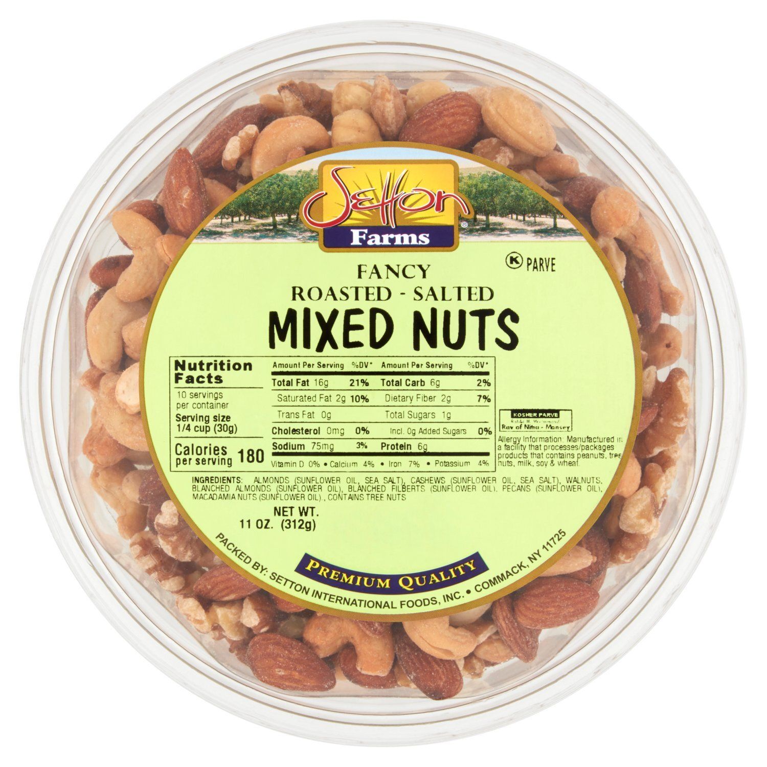 Setton Farms Fancy Roasted - Salted Mixed Nuts, 11 oz