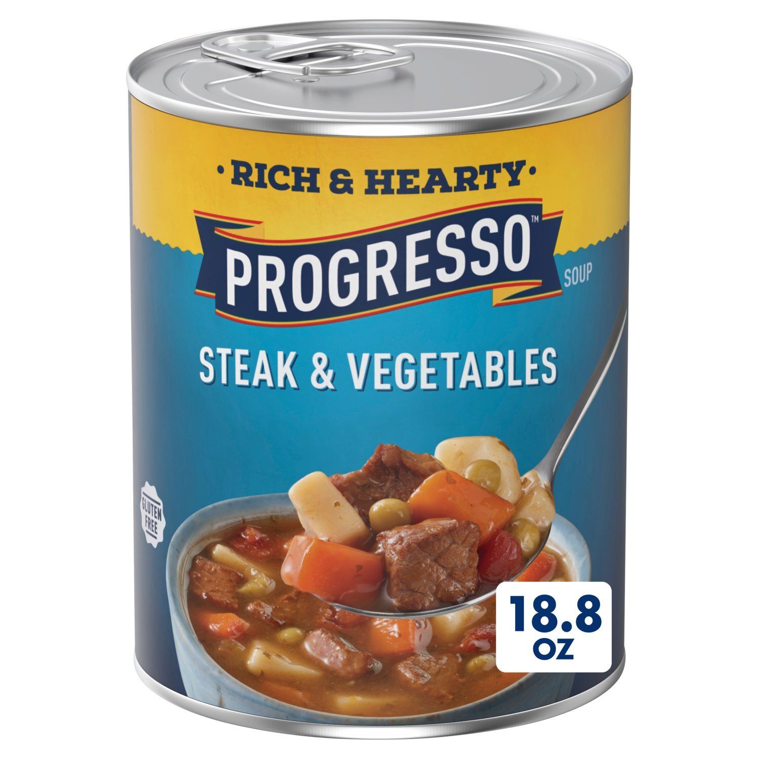 Progresso Rich &amp; Hearty Steak &amp; Vegetables Soup, 18.8 oz