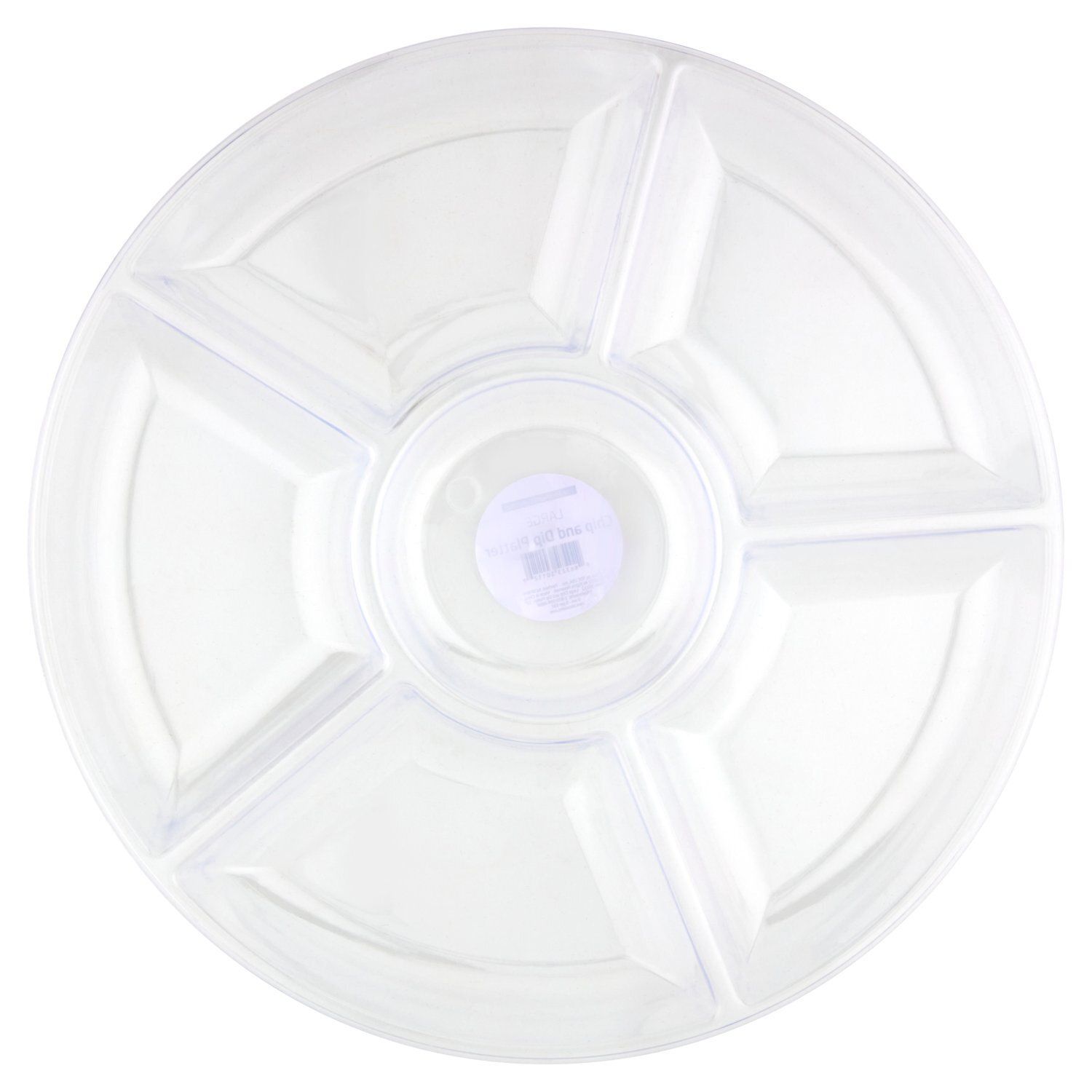 12" Chip and Dip Platter, Large