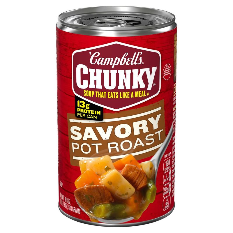 Campbell's Chunky Savory Pot Roast Soup, 18.8 oz