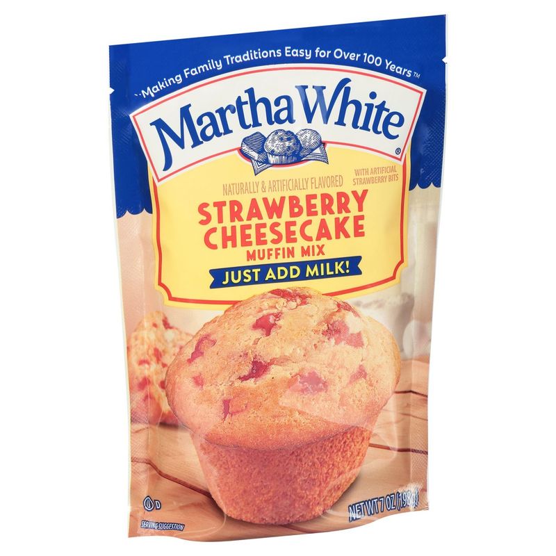 Martha White Strawberry Cheesecake Muffin Mix, 7 oz