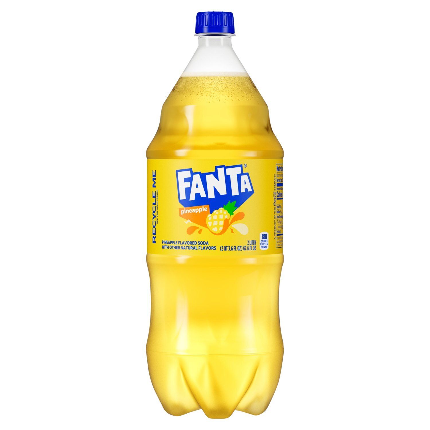 Fanta Pineapple Flavored Soda, 67.6 fl oz