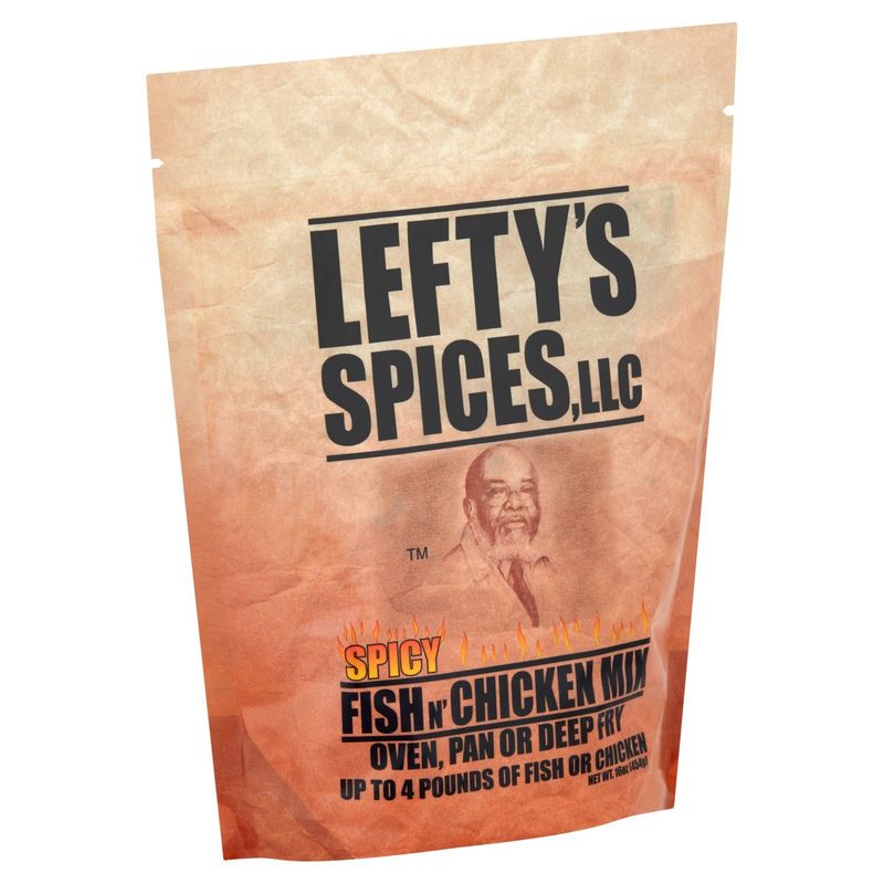 Lefty's Spices, LLC Spicy Fish n' Chicken Mix, 16 oz