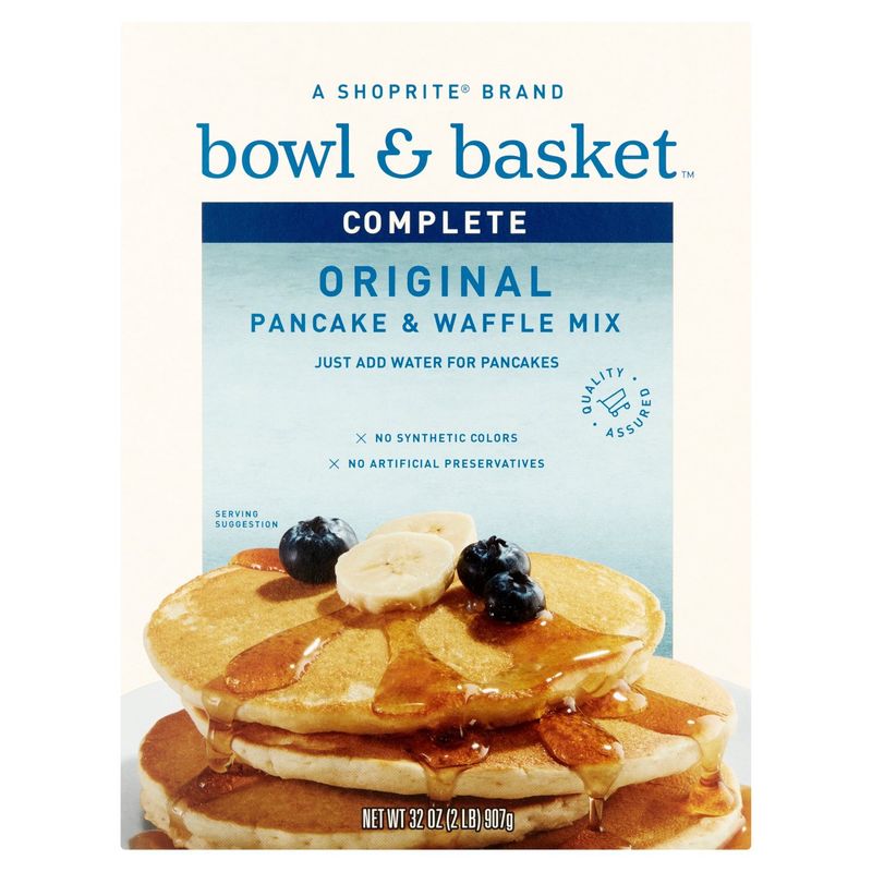 Bowl &amp; Basket Complete Original Pancake &amp; Waffle Mix, 32 oz