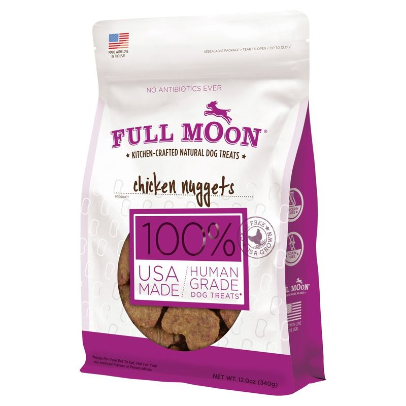 Full Moon Chicken Nuggets Kitchen-Crafted Natural Dog Treats, 12.0 oz